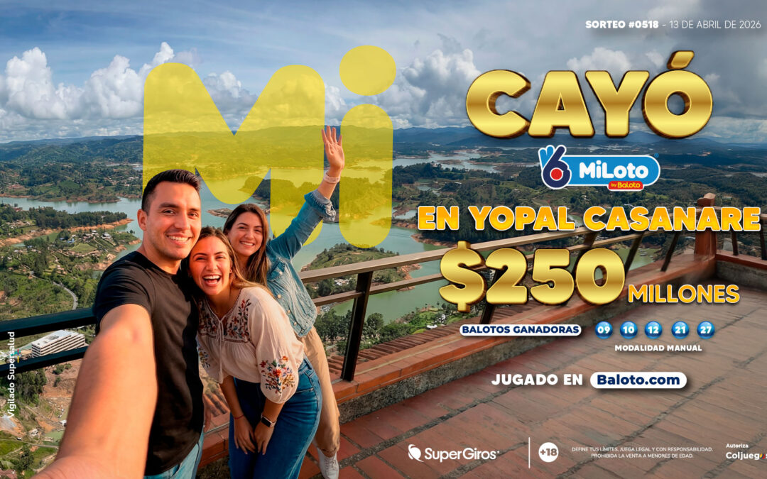 POR SEGUNDA VEZ, CAE EL PREMIO MAYOR DE MILOTO EN YOPAL